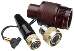 Subminiature IE55 Rubber Molded Metal Shell Connector